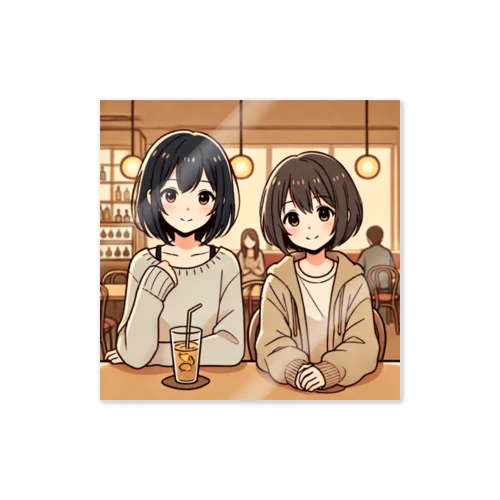 芷蘭藍花（Tsí-lân Lâm-hue） Sticker