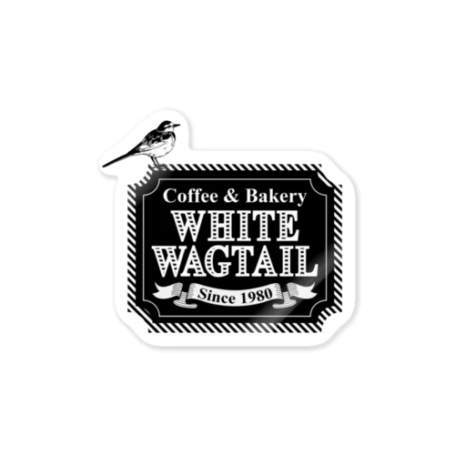 White Wagtail Coffee & Bakery Sticker