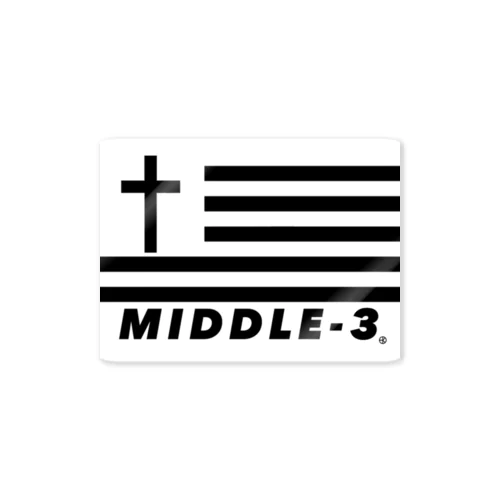 Middle-3 Sticker