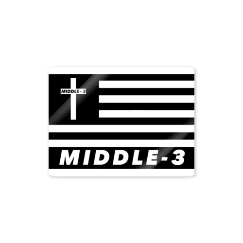 Middle-3 Sticker