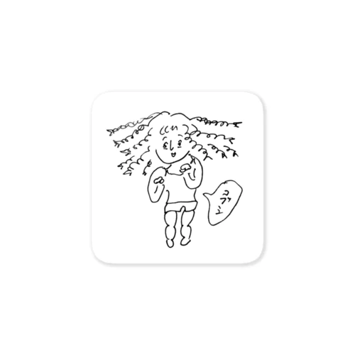 「コブシのしゃかちゃん」グッズ Sticker