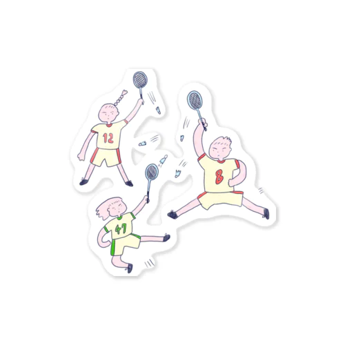 ネオ・バドミントン Sticker