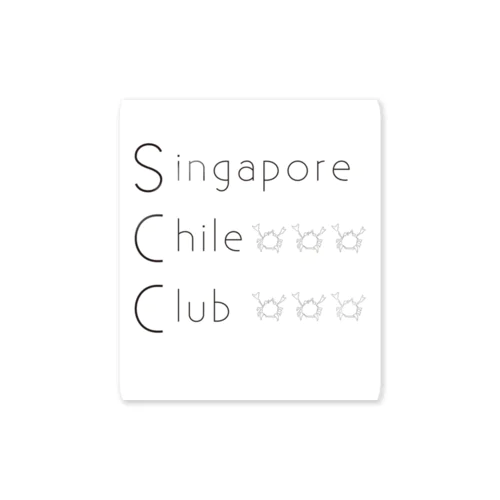 シンガポールチリクラブのグッズ Sticker