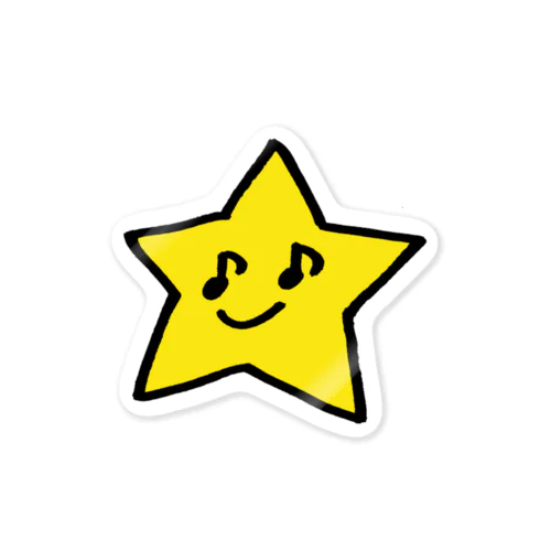 SMILEY NOTE (HOSHI) Sticker