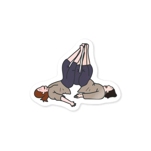 ごろ寝スーパーデルタ Sticker