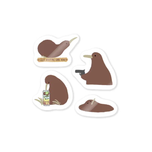kiwi_life（いろいろ）/ステッカー（小） Sticker