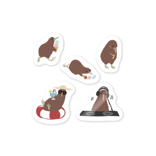 kiwi_life（いろいろ）/ステッカー（小） Sticker