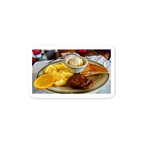 First time【ニューオーリンズで初めての食事】 Sticker
