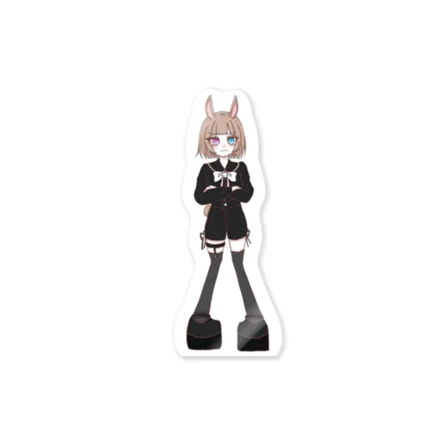 双子うさぎちゃん(地雷系) Sticker