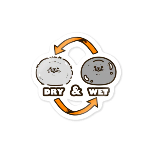 DRY&WET Sticker