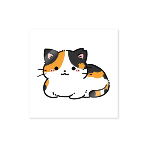 さくらにゃん　白 Sticker