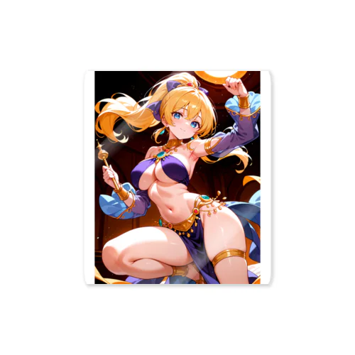 紫の踊り子タレイア 二次元タレイアシリーズNo.2 4-2-250204 Sticker