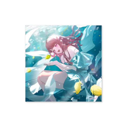 カトレアぽんぽん_illustration by 二色こぺ Sticker