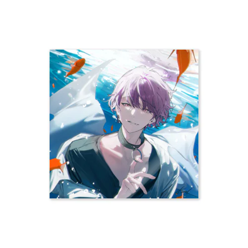 なんかじゃない？_illustration by 二色こぺ Sticker