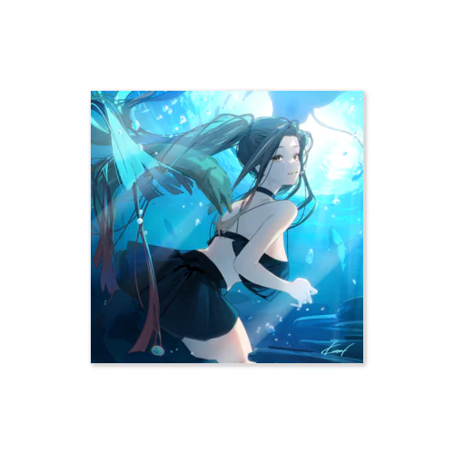九紋竜恋_illustration by 二色こぺ Sticker