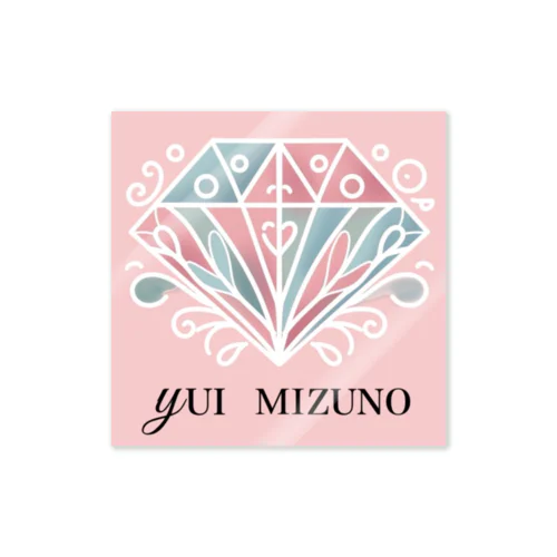 水野ゆいオリジナルロゴ Sticker