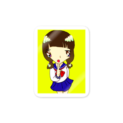 知ってるちゃん(黄色) Sticker