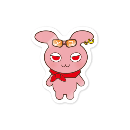 ホットラビットくん Sticker