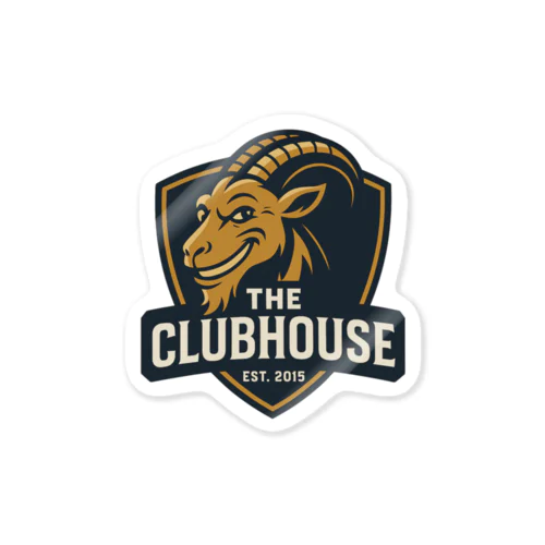 the clubhouse ロゴ Sticker