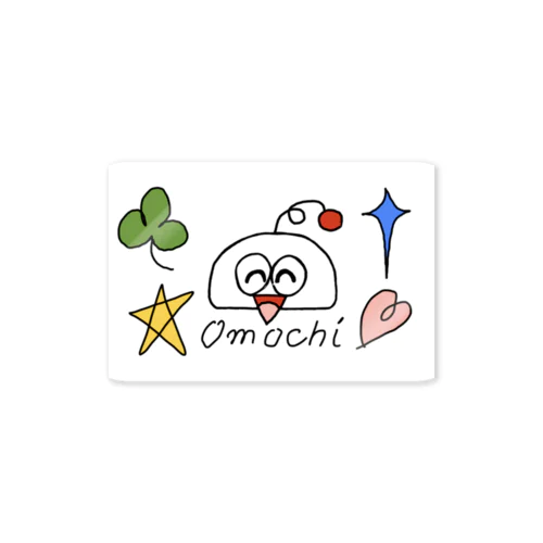 オモチ君とスート Sticker