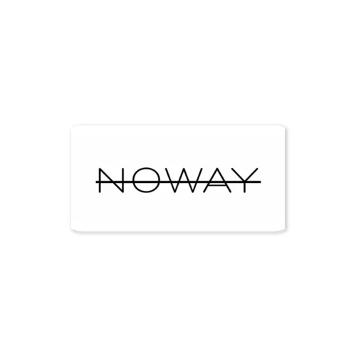 NOWAYNO Sticker