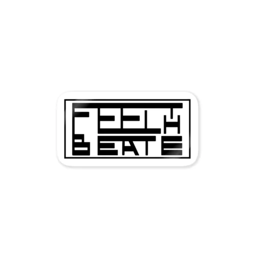 feel the beat Sticker