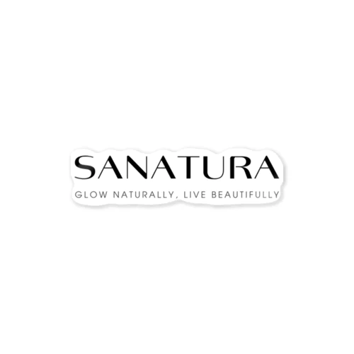 SANATURAロゴデザイン・オリジナルグッズ Sticker