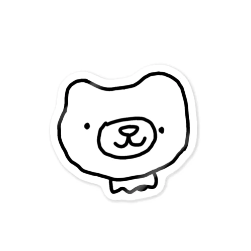 とてもゆるいくま Sticker