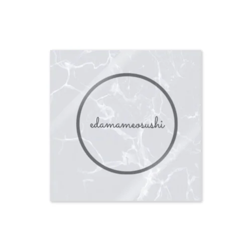 edamameosushi gray Sticker