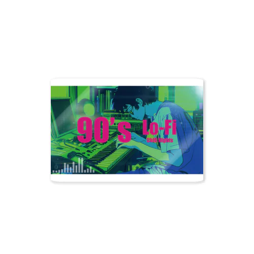 90's Lo-fi Chill Nights Sticker
