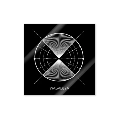 「Ｅ＝ｍｃ²」×WASABIYA Sticker