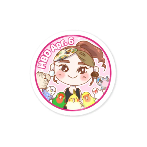 BDay One Man Live Sticker Sticker