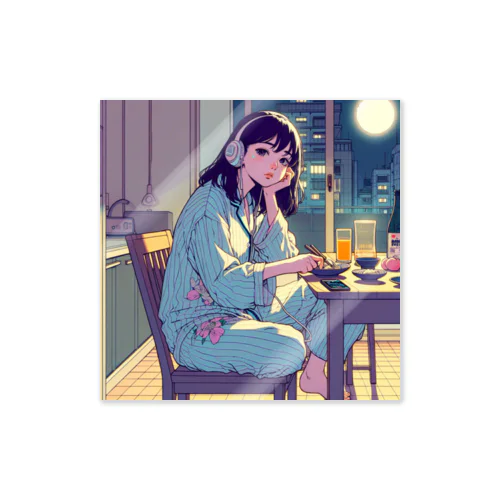 深夜のひととき Sticker