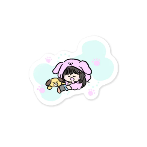 わんことわんこ Sticker