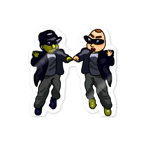 友情をテーマにした作品 Sticker
