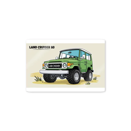 LAND CRUISER 80  Sticker