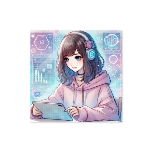 バーチャルガール Sticker