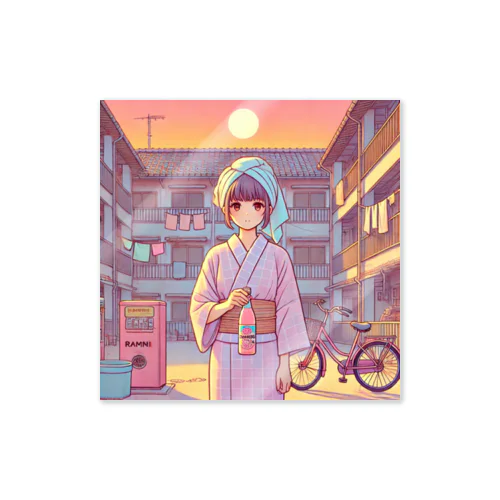 ユウヤケラムネ Sticker
