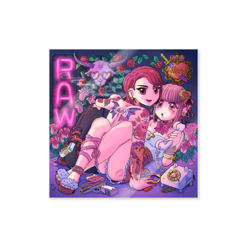 MEER_RAW ステッカー