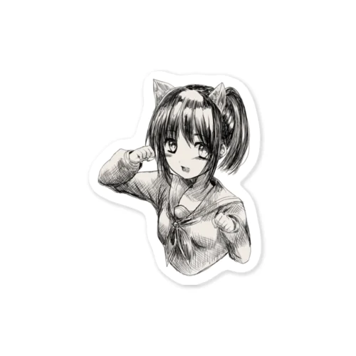 猫耳少女 Sticker