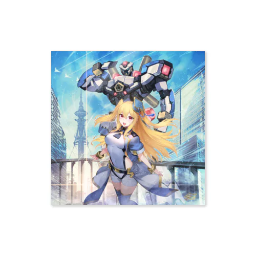 愛永星ミア_illustration by 中村エイト Sticker