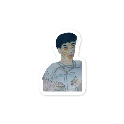 Swimming wind Sticker
