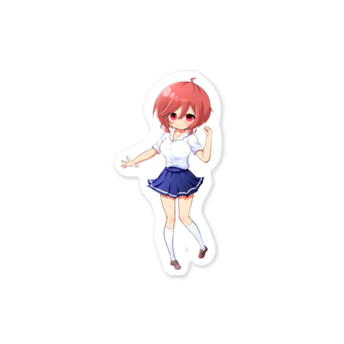 学生風カップー② Sticker