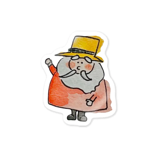 小人のおじいさん Sticker
