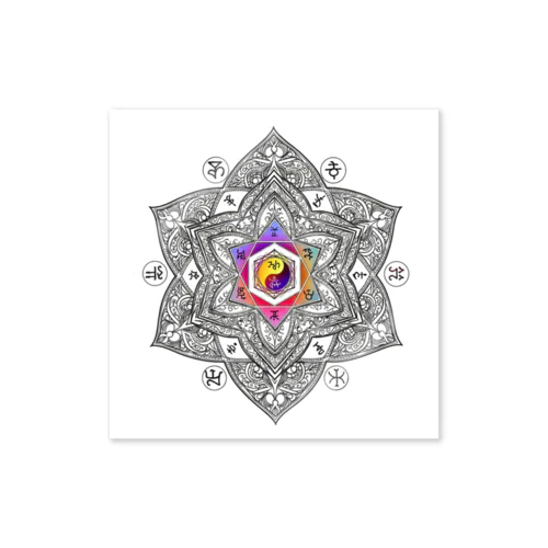 気軽に厄払いステッカー、キーホルダー Sticker