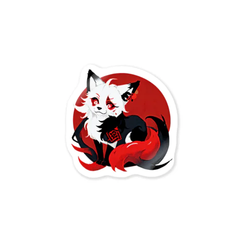 日常的中華标识 狐 Sticker