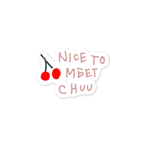 nice to meet chuu Sticker