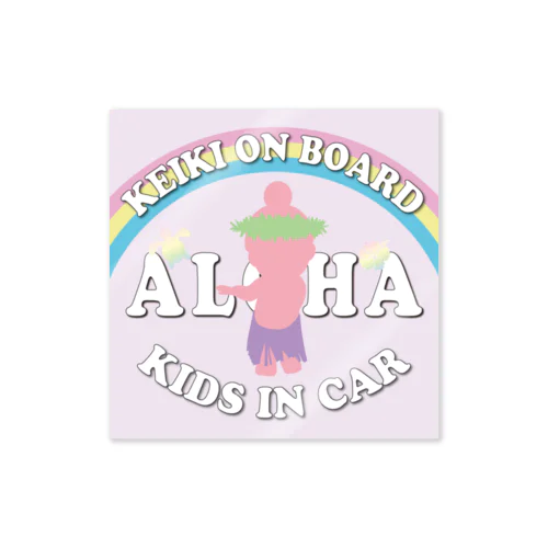 【KEIKI ON BOARD】KIDS IN CAR ステッカー