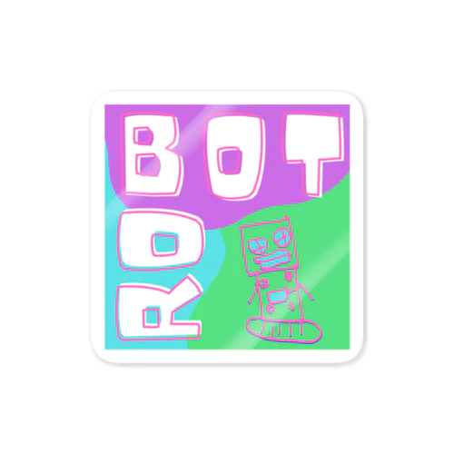 BOT BOY - Pink Pop Edition Sticker