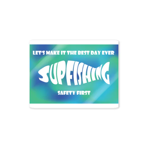 SUP FISHING Sticker